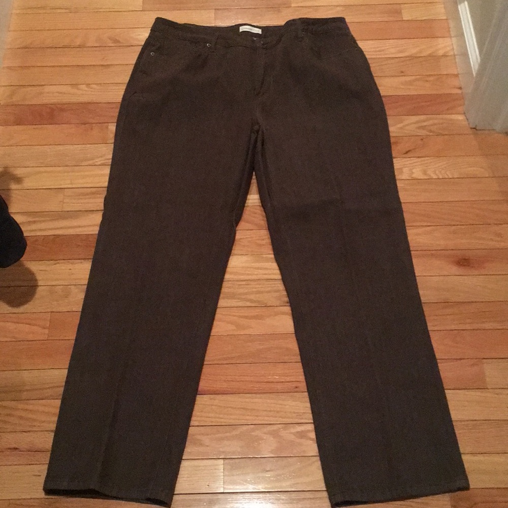Brown Cotton Coldwater Creek Pants